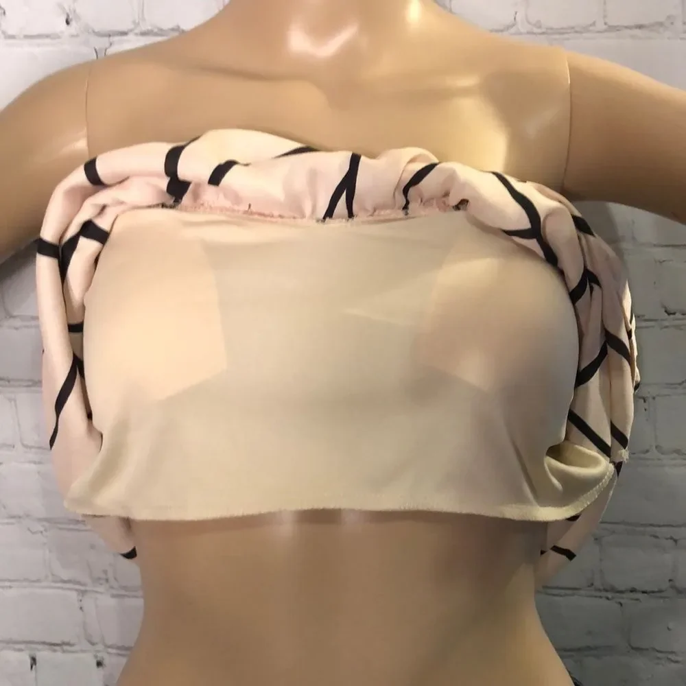 Papaya Strapless Blouse with Built In Bra S - Picture 4 of 11